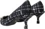 Dolce & Gabbana Zwart Tweed DG Amore Hakken Pumps Black Dames - Thumbnail 4