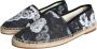 Dolce & Gabbana Zwart Wit Bloemen Espadrilles Schoenen Black Heren - Thumbnail 3