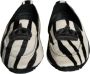 Dolce & Gabbana Zwart Wit Kalf Bont Loafer Schoenen White Heren - Thumbnail 2