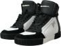 Dolce & Gabbana Zwart Wit Leren High Top Sneakers Black Heren - Thumbnail 4