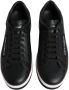 Dolce & Gabbana Zwart Wit Leren Veterschoenen Black Heren - Thumbnail 3