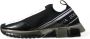 Dolce & Gabbana Black White Sorrento Sport Stretch Sneakers Zwart Heren - Thumbnail 31