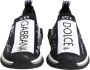 Dolce & Gabbana Zwart Wit Sorrento Sneakers Rubber Zool Black Dames - Thumbnail 2