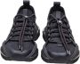 Dolce & Gabbana Zwarte Airmaster Sneakers met Kalfskin Details Black Dames - Thumbnail 3