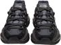 Dolce & Gabbana Zwarte Canvas Leren Sneakers Black Dames - Thumbnail 3