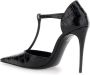 Dolce & Gabbana Zwarte Croco Print Hoge Hakken Black Dames - Thumbnail 3