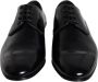 Dolce & Gabbana Zwarte Derby Heren Jurkschoenen van Kalfsleer Black Heren - Thumbnail 4