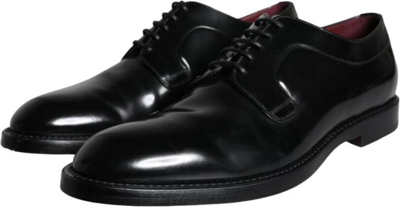 Dolce & Gabbana Zwarte Derby Heren Schoenen Black Heren