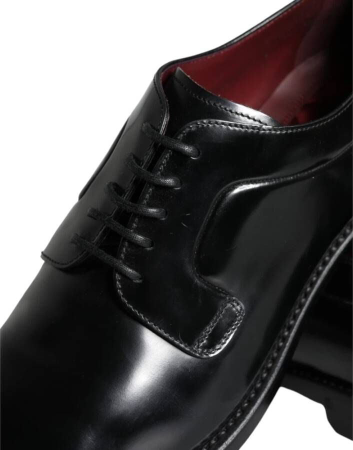 Dolce & Gabbana Zwarte Derby Heren Schoenen Black Heren