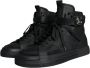 Dolce & Gabbana Zwarte Geperforeerde High Top Sneakers Black Heren - Thumbnail 10