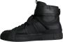 Dolce & Gabbana Zwarte Geperforeerde High Top Sneakers Black Heren - Thumbnail 12