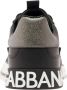 Dolce & Gabbana Zwarte Geperforeerde Sneakers Ronde Neus Black Heren - Thumbnail 4