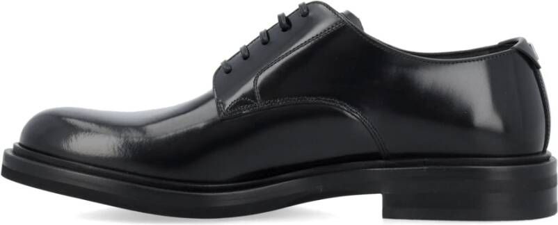 Dolce & Gabbana Zwarte Gesloten Derby Schoenen Aw24 Black Heren