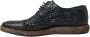 Dolce & Gabbana Zwarte geweven geitenleren Derby schoenen Black Heren - Thumbnail 5