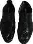 Dolce & Gabbana Zwarte geweven leren Derby schoenen Black Heren - Thumbnail 3