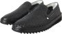 Dolce & Gabbana Zwarte geweven leren heren loafers schoenen Black Heren - Thumbnail 3