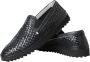 Dolce & Gabbana Zwarte geweven leren heren loafers schoenen Black Heren - Thumbnail 7