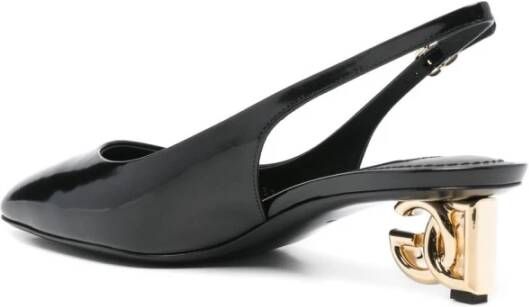 Dolce & Gabbana Zwarte Hak Stijlvolle Schoenen Black Dames