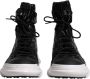 Dolce & Gabbana Zwarte High Top Nylon Leren Sneakers Black Heren - Thumbnail 2