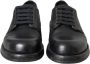 Dolce & Gabbana Zwarte Horse Leather Derby Dress Schoenen Black Heren - Thumbnail 3