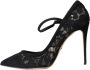 Dolce & Gabbana Zwarte Kant Mary Jane Pumps Schoenen Black Dames - Thumbnail 5