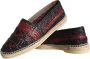 Dolce & Gabbana Zwarte kastanjebruin geweven leren espadrilles Black Heren - Thumbnail 7