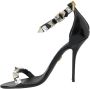 Dolce & Gabbana Zwarte Kristal Enkelband Sandalen Black Dames - Thumbnail 5