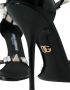 Dolce & Gabbana Zwarte Kristal Enkelband Sandalen Black Dames - Thumbnail 13