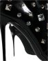 Dolce & Gabbana Zwarte Kristal Enkellaarzen Black Dames - Thumbnail 4