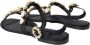 Dolce & Gabbana Zwarte Kristal Flats Sandalen Schoenen Black Dames - Thumbnail 4