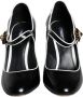 Dolce & Gabbana Zwarte Kristal Mary Jane Hakken Black Dames - Thumbnail 2