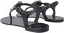 Dolce & Gabbana Zwarte Kristal Plat Sandalen Black Dames - Thumbnail 4