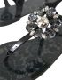 Dolce & Gabbana Zwarte Kristal Plat Sandalen Black Dames - Thumbnail 7