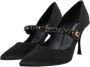 Dolce & Gabbana Zwarte kristallen Mary Jane hakken pompen Black Dames - Thumbnail 3