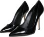 Dolce & Gabbana Zwarte Lakleren Bellucci Pumps Hakken Black Dames - Thumbnail 3