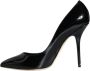 Dolce & Gabbana Zwarte Lakleren Bellucci Pumps Hakken Black Dames - Thumbnail 5