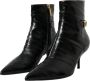 Dolce & Gabbana Exotische leren enkellaarzen met metalen logo Black Dames - Thumbnail 15