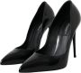 Dolce & Gabbana Zwarte Lakleren Hoge Hakken Pumps Black Dames - Thumbnail 3