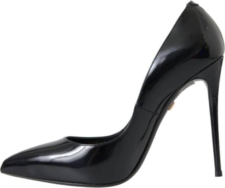 Dolce & Gabbana Zwarte Lakleren Hoge Hakken Pumps Black Dames