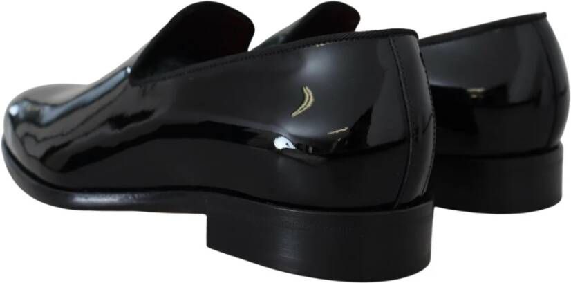 Dolce & Gabbana Zwarte lakleren loafers Black Dames