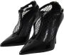 Dolce & Gabbana Zwarte Lakleren Mesh Hakken Pumps Black Dames - Thumbnail 5