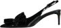 Dolce & Gabbana Zwarte Lakleren Slingback Hakken Black Dames - Thumbnail 5