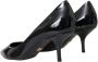 Dolce & Gabbana Zwarte Lakleren Stiletto Pumps Black Dames - Thumbnail 4