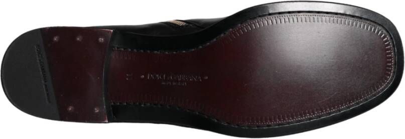 Dolce & Gabbana Zwarte Lamsskin Herenlaarzen Black Heren