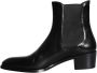 Dolce & Gabbana Zwarte Leren Chelsea Laarzen Heren Schoenen Black Heren - Thumbnail 5