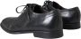 Dolce & Gabbana Zwarte Leren Derby Jurk Schoenen Black Heren - Thumbnail 4