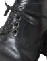 Dolce & Gabbana Zwarte Leren Derby Jurk Schoenen Black Heren - Thumbnail 8