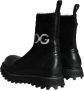 Dolce & Gabbana Horse calfskin ankle boots with branded sock Zwart Heren - Thumbnail 10