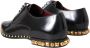 Dolce & Gabbana Zwarte leren gouden studs Derby schoenen Black Heren - Thumbnail 24