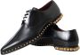 Dolce & Gabbana Zwarte leren gouden studs Derby schoenen Black Heren - Thumbnail 27